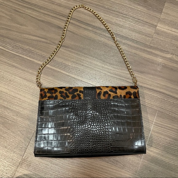 C. Wonder black leopard print purse - Picture 2 of 3